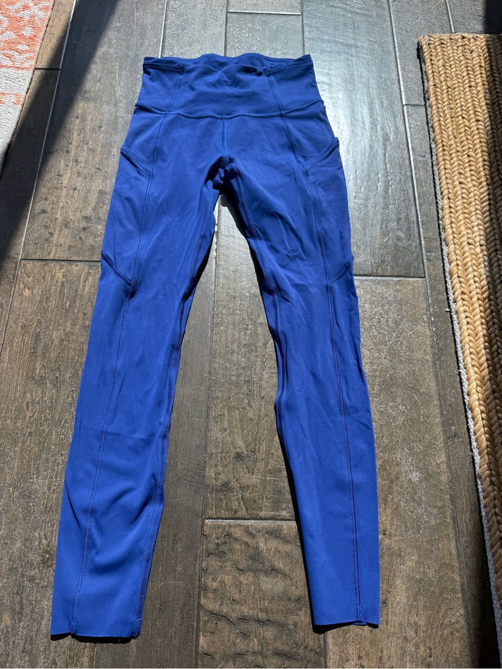Royal Blue Lululemon blue leggings with pockets